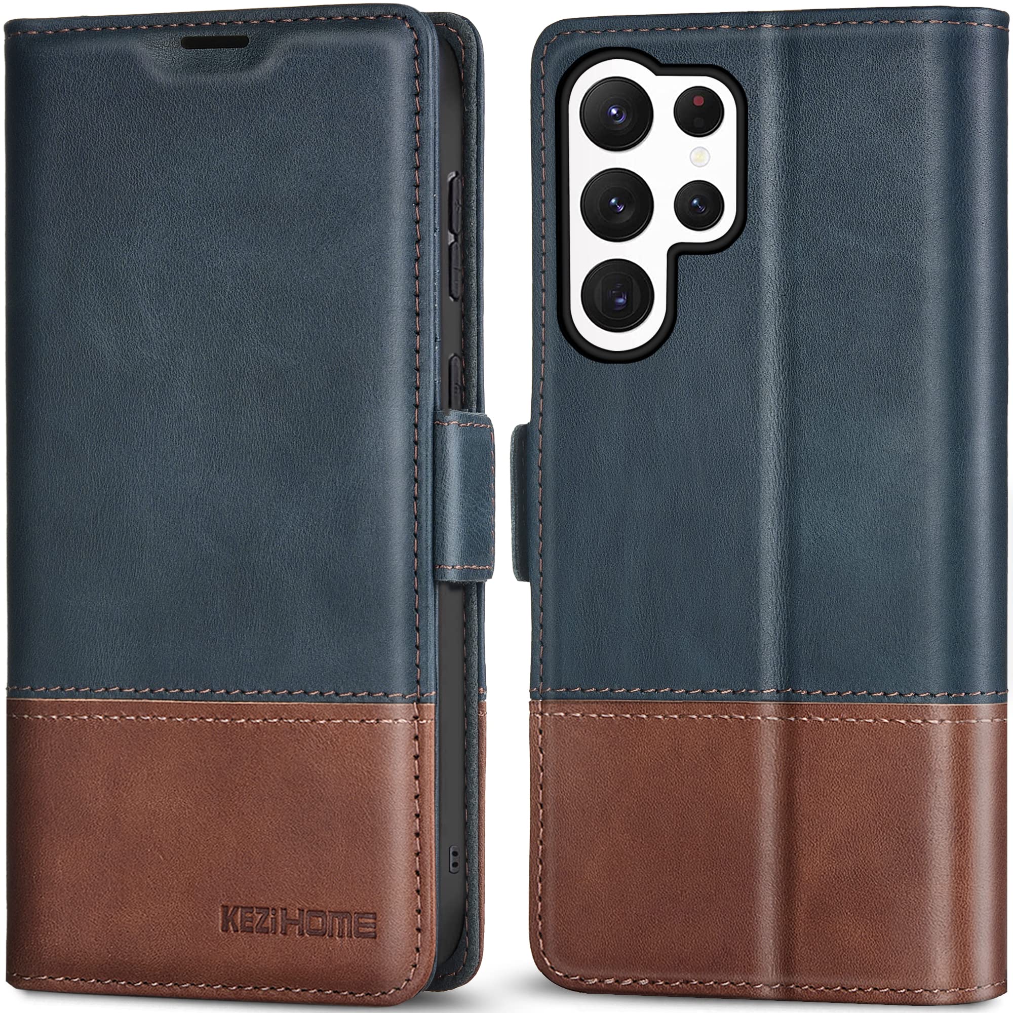 Amazon.com: KEZiHOME Case for Galaxy S23 Ultra, Genuine Leather